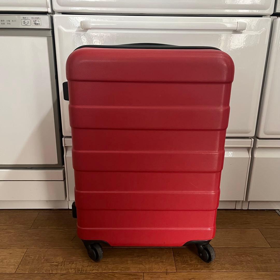 無印良品 キャリーケース スーツケース 36Lくらい 赤 機内持ち込みサイズ