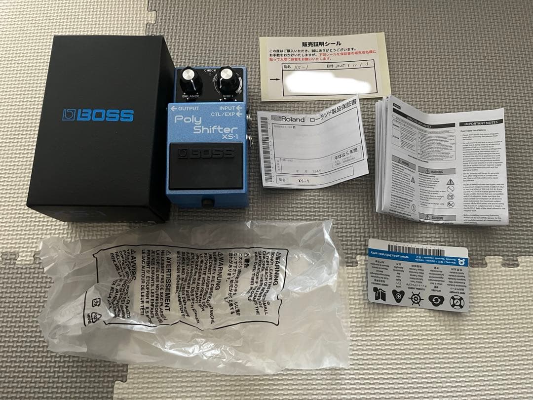 BOSS Poly Shifter XS-1 + PSA-100S 未使用級