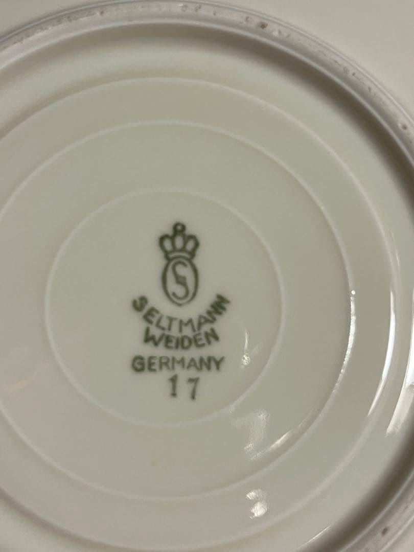 ドイツ製　SELTMANN WEIDEN 陶磁器 金彩　カップソーサー　トリオ