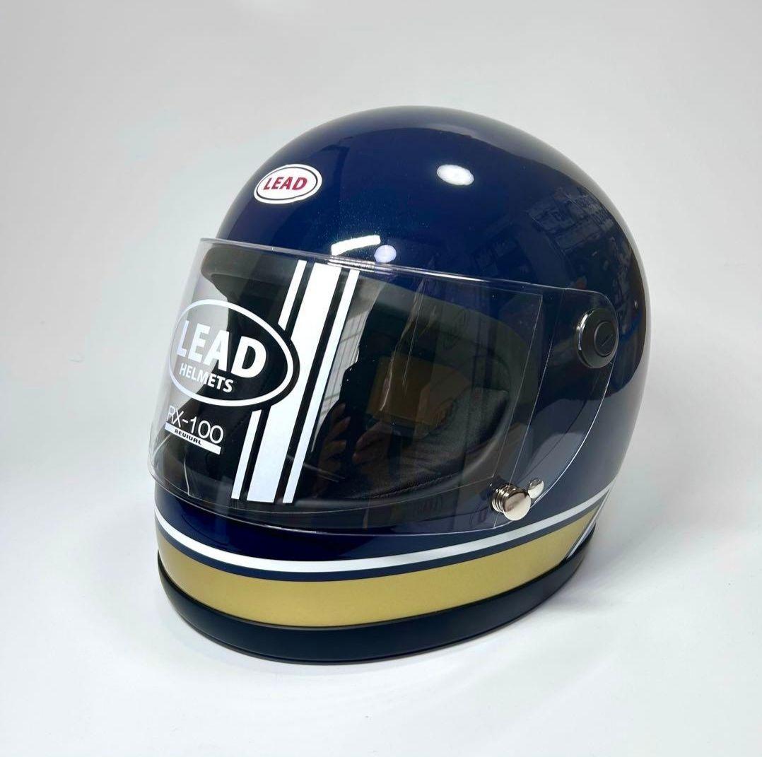 ★限定 LEAD RX-100R MK 2 フルフェイスヘルメット 族ヘル 旧車