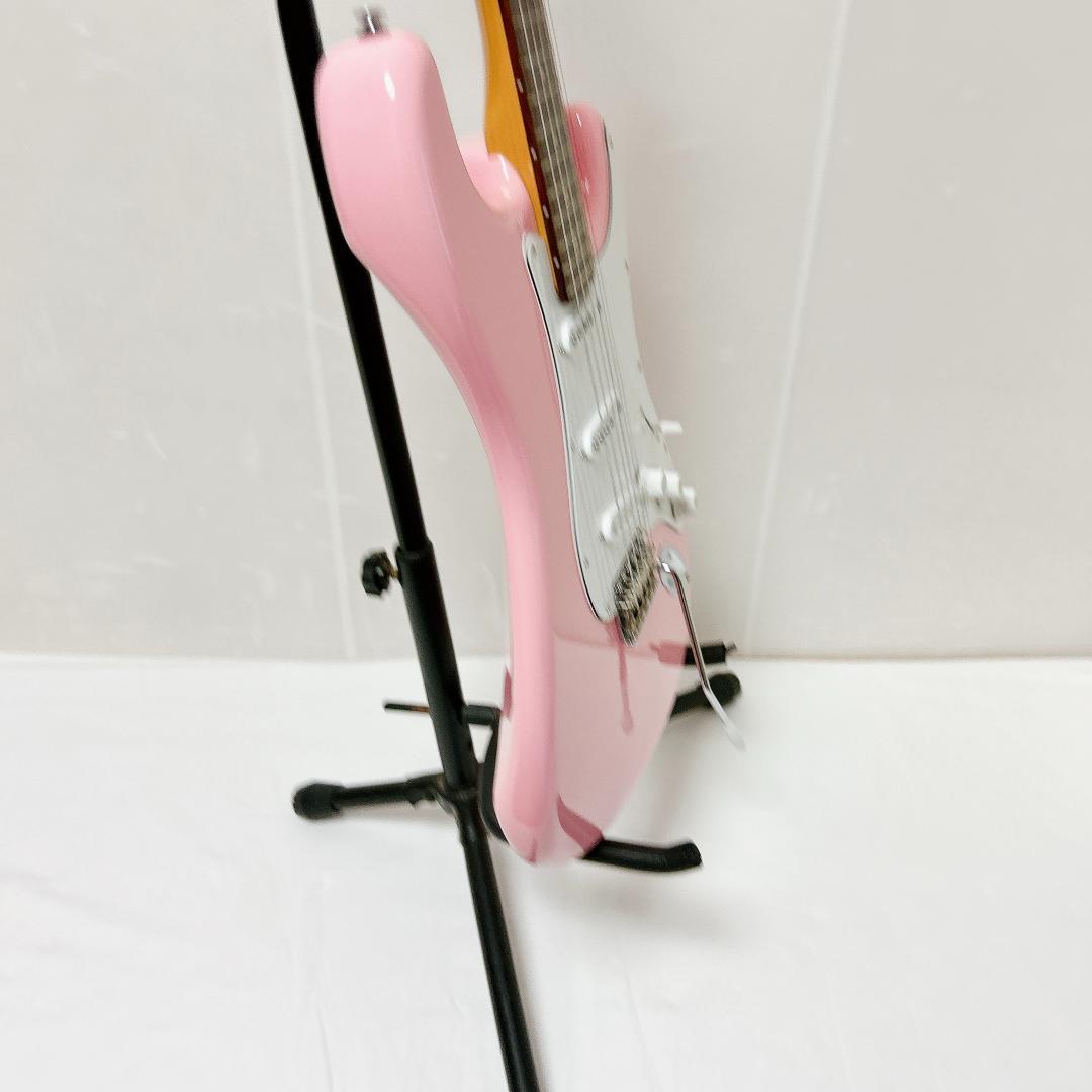 美品 Grassroots グラスルーツ Stratocaster ピンク 桃