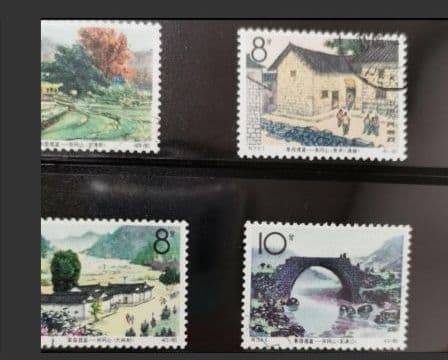 中国切手 特73 革命の揺籃 井岡山 8種完 1965年