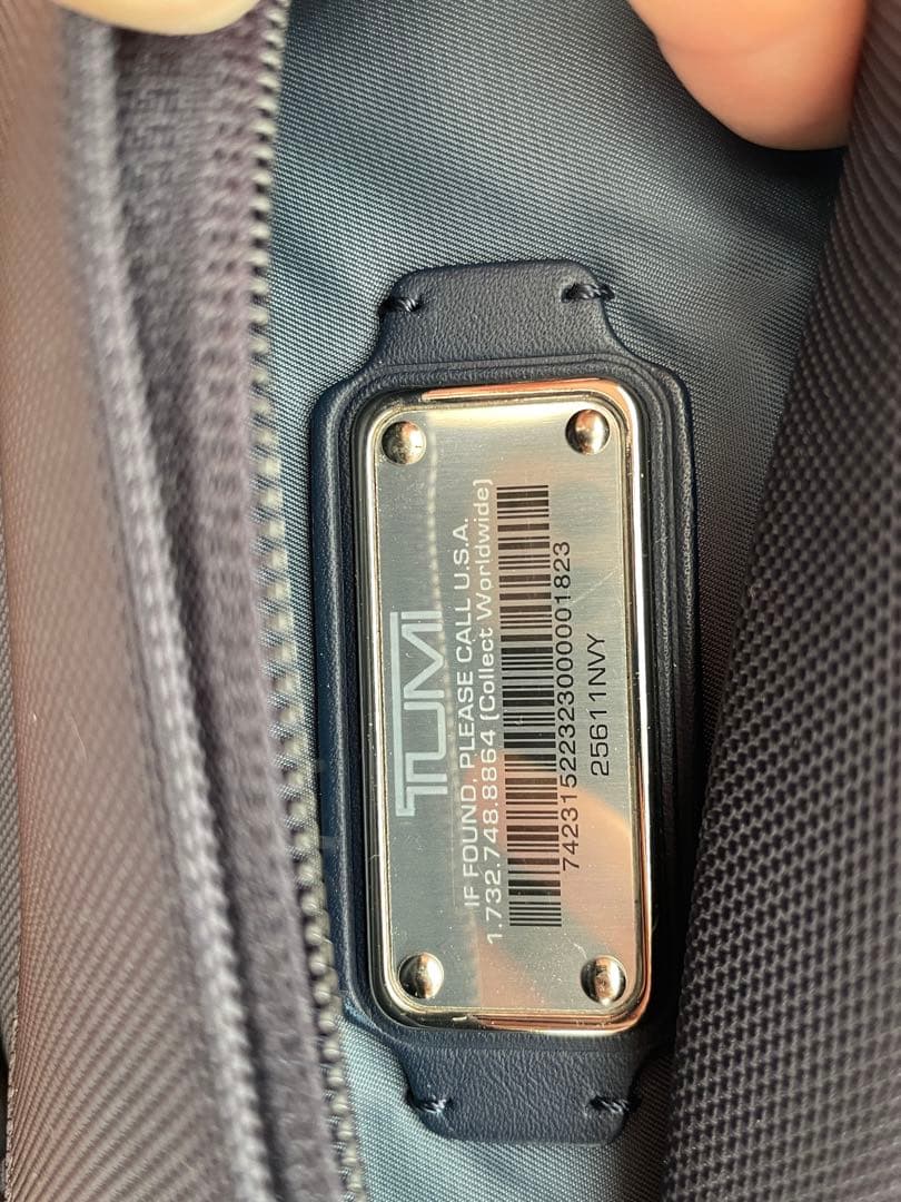 [新品タグ付]Tumi ビジネスバッグ ネイビーメンズ