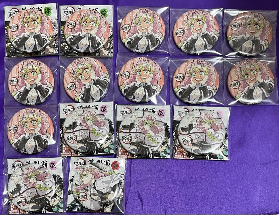 鬼滅の刃　甘露寺蜜璃　全集中展　幕間画缶バッジ　缶バッジ