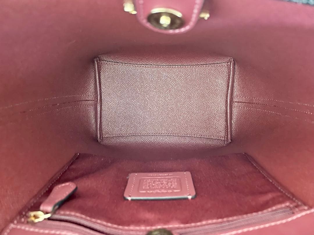 COACH シティ　バケット　バッグ　黒