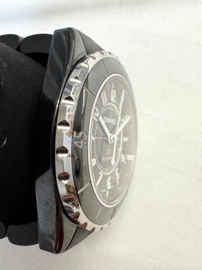 CHANEL シャネル J12 38mm 自動巻き 純正ラバーベルト 腕時計