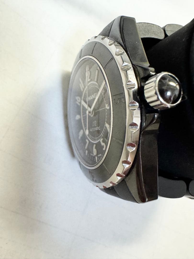 CHANEL シャネル J12 38mm 自動巻き 純正ラバーベルト 腕時計
