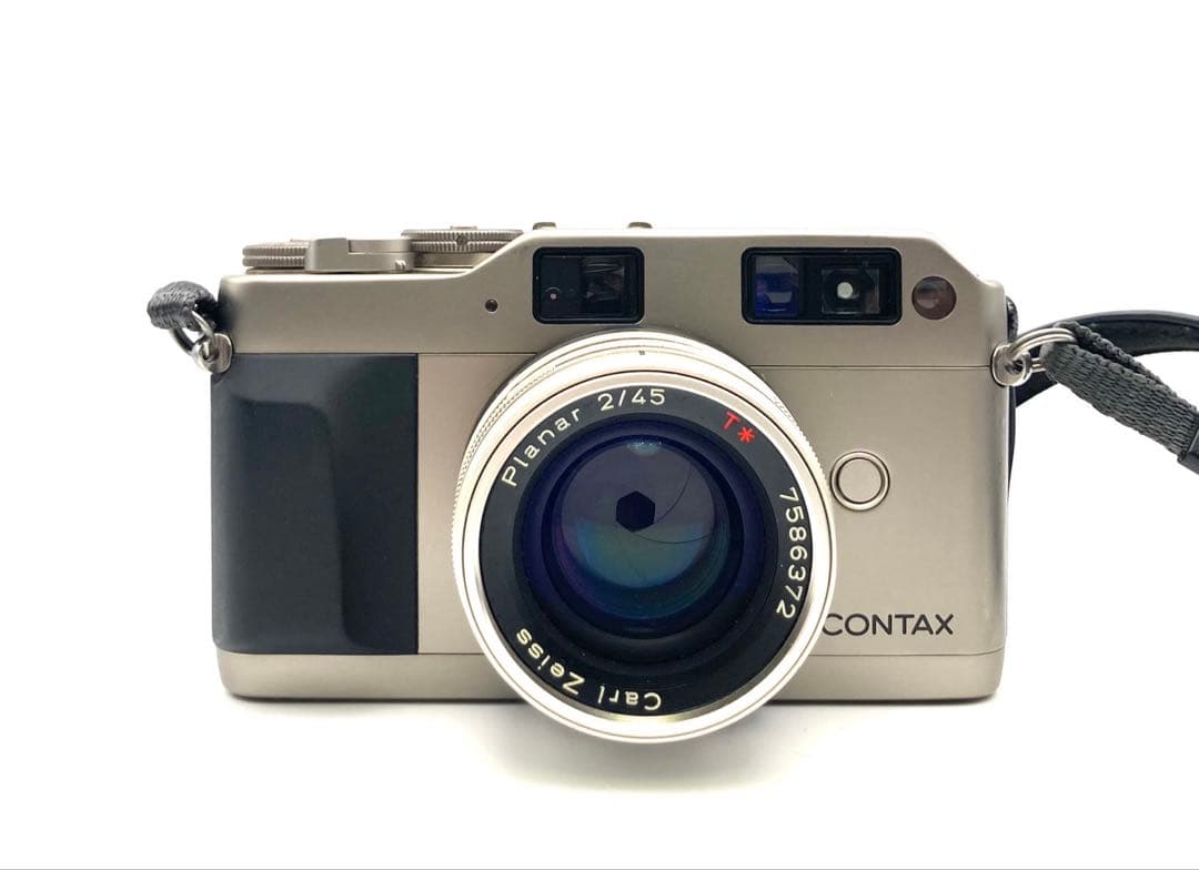 【完動品 外観美品】CONTAX G1 Planar 2/35 T* 取説あり