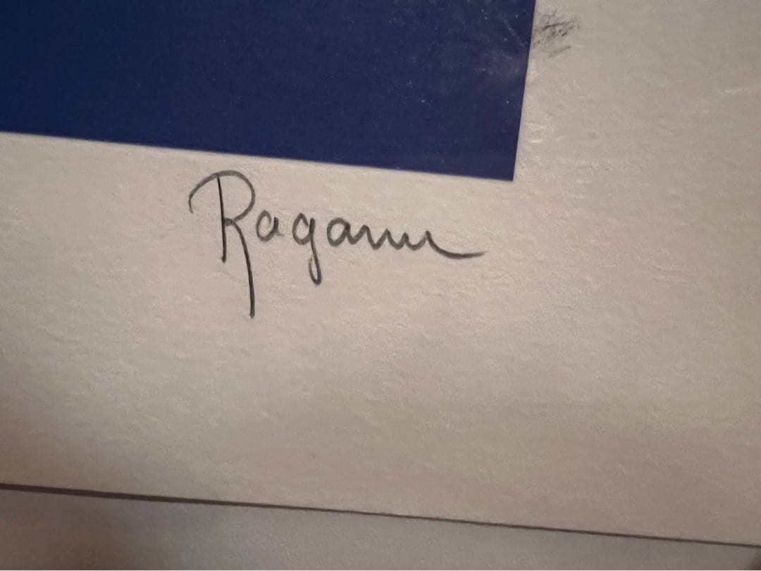 Alain Ragaru リトグラフ 額縁 インテリア 薔薇の盛花