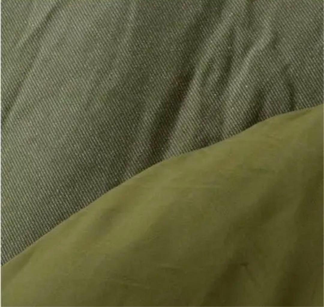 【新品】イケヒコ　デニム　楕円形　こたつ布団　カーキ