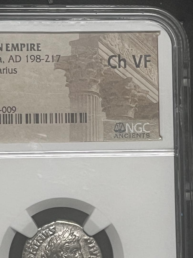 【最終値下げ】ローマ帝国 カラカラ ARデナリウス NGC鑑定付き