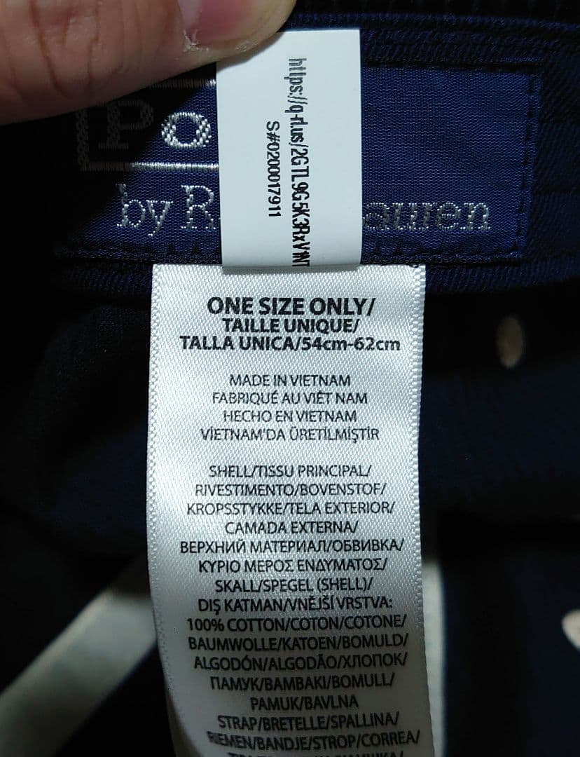 POLO Ralph Lauren アップリケド コーデュロイ キャップ