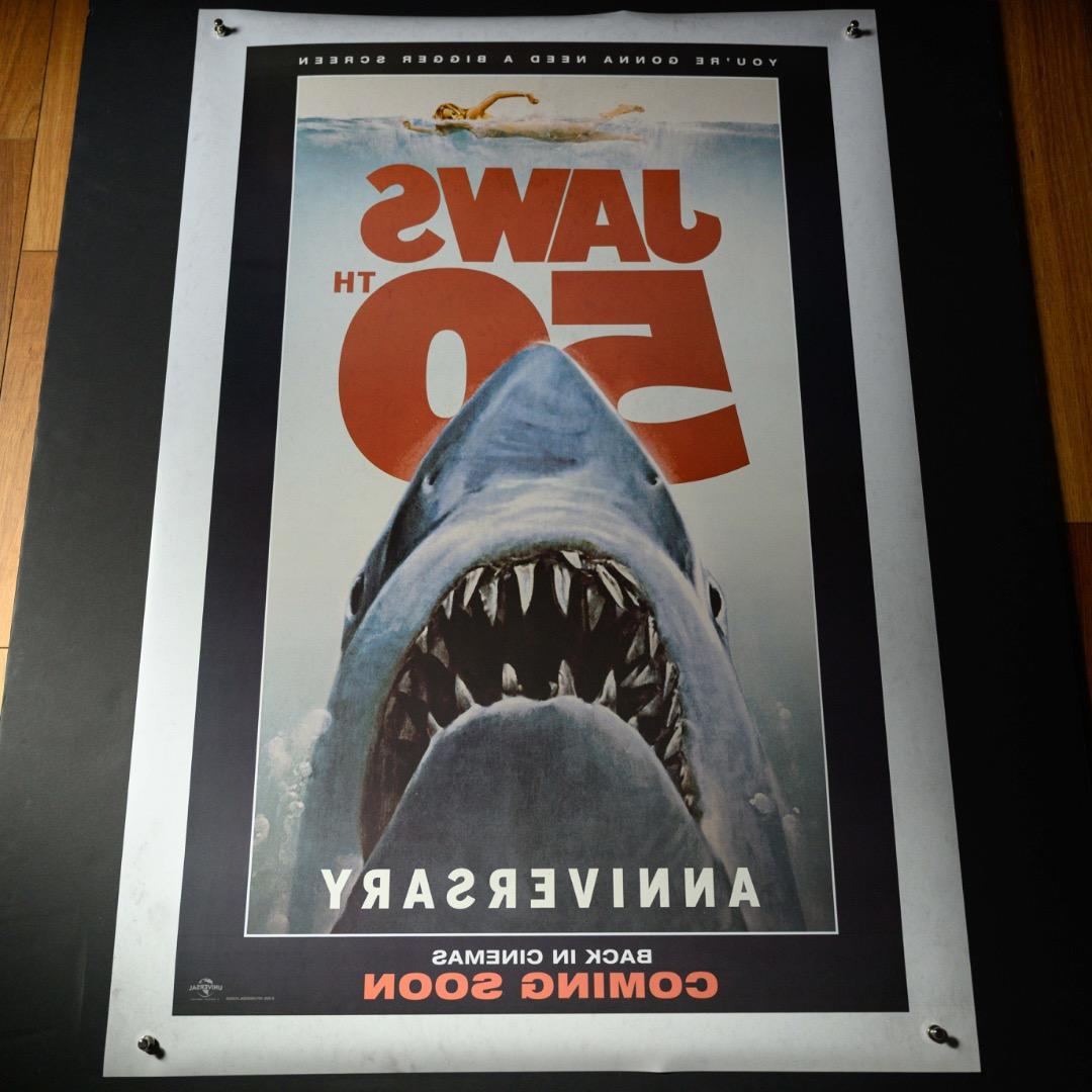 【映画館用両面ポスター】ジョーズ / Jaws 50th Anniversary