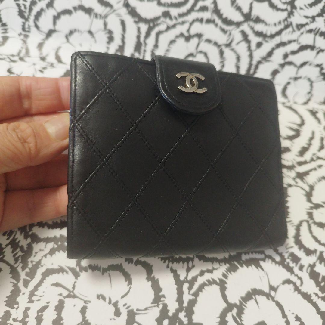 シャネルマトラッセピコローレ　ダブルホック折り財布♥