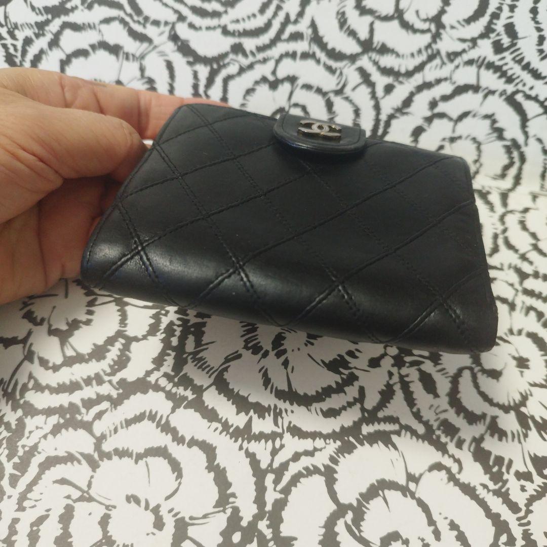シャネルマトラッセピコローレ　ダブルホック折り財布♥