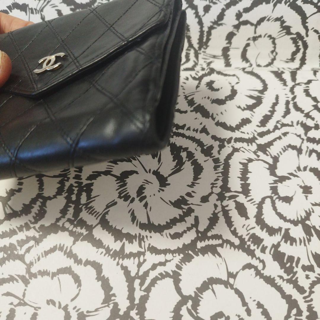 シャネルマトラッセピコローレ　ダブルホック折り財布♥