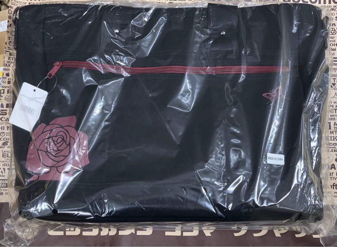 \" ハピメア \" イメージトート　ダークネスブラック　トートバック　カバン　鞄