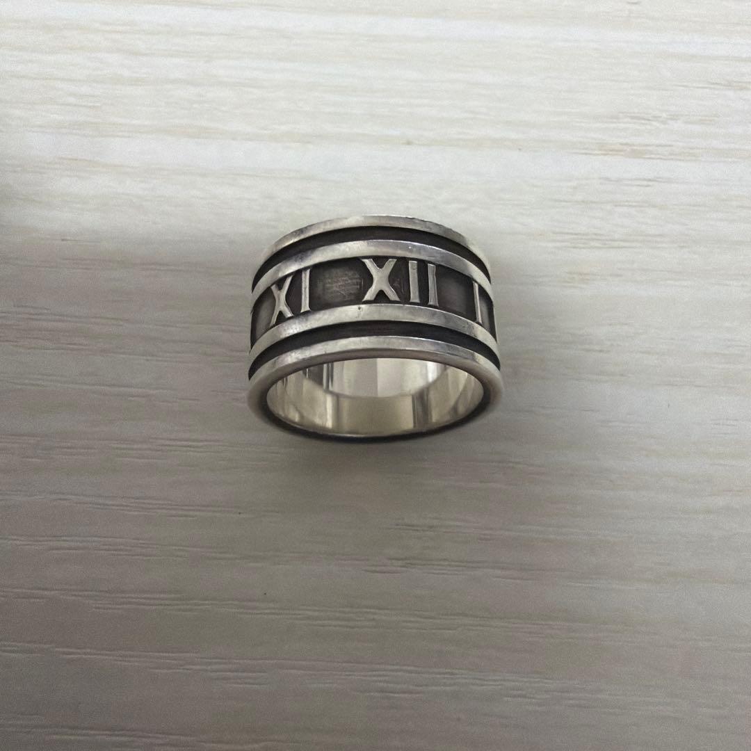 Tiffany リング アトラス シルバー925 16.5号 中古 メンズ