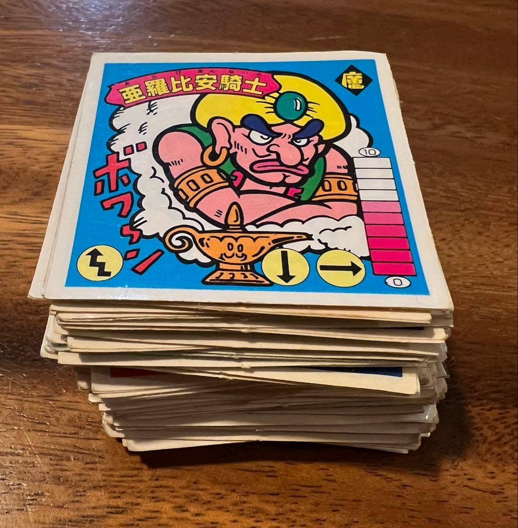 ガムラツイスト　ラーメンばあ　カネボウ　当時物　シール　63枚　まとめ売り