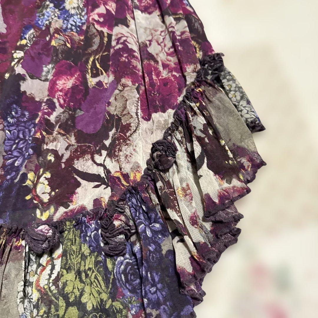 Jean Paul GAULTTER 花柄　変形スカート