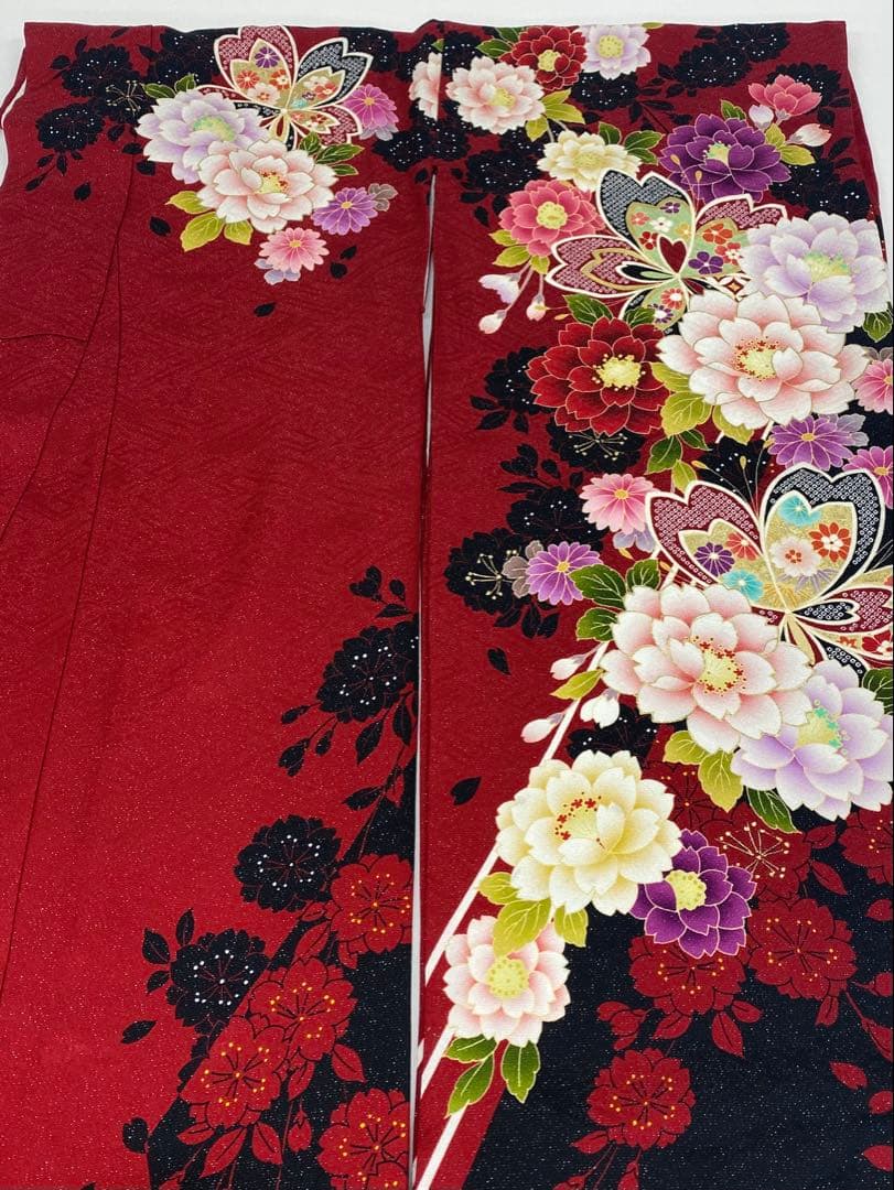 振袖 豪華 銀通し 金駒 金彩 身丈172cm