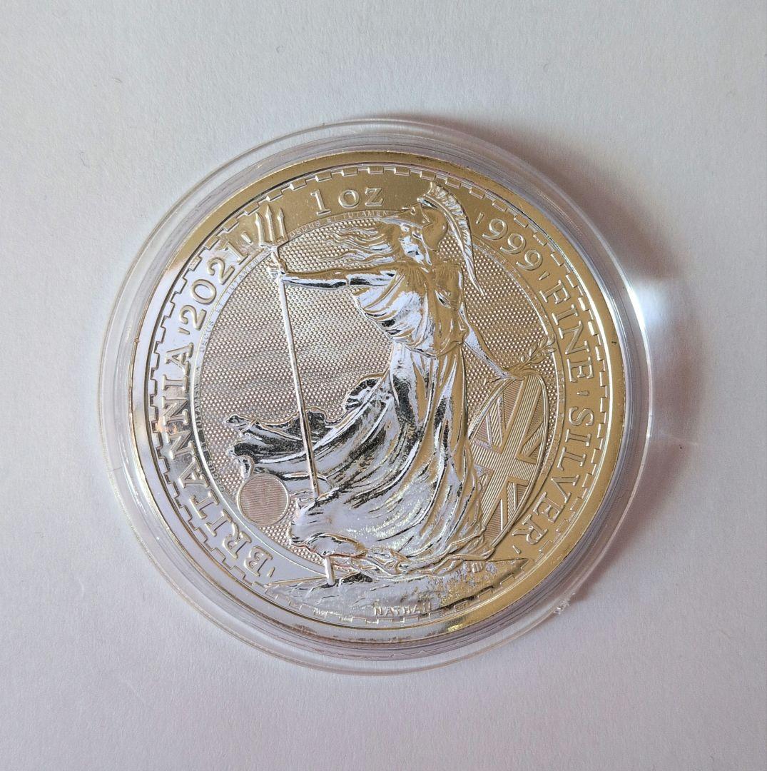 2021年 イギリス・ブリタニア銀貨1オンス