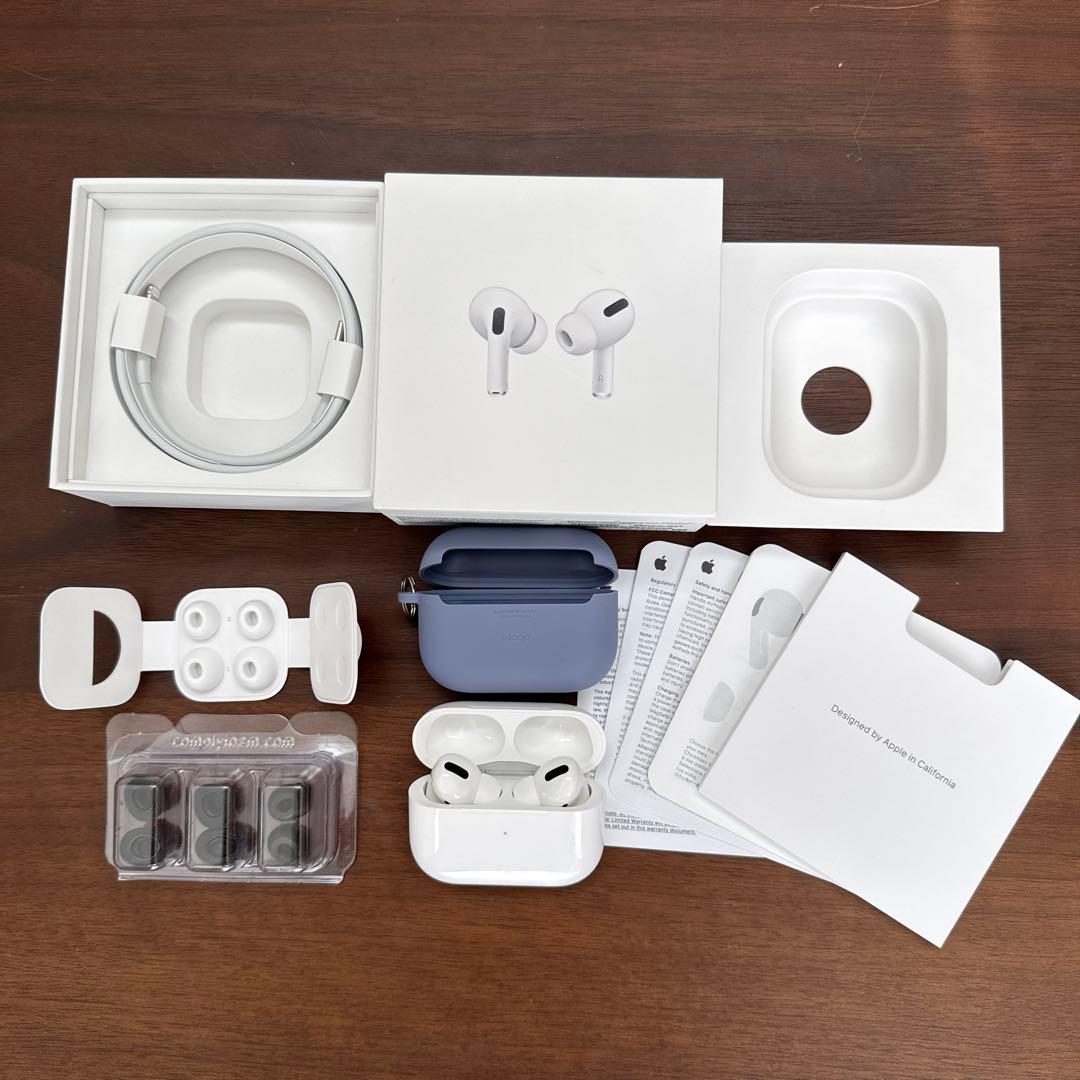 おまけ付き⭐︎AirPods Pro 本体 充電ケーブル付　純正　第一世代