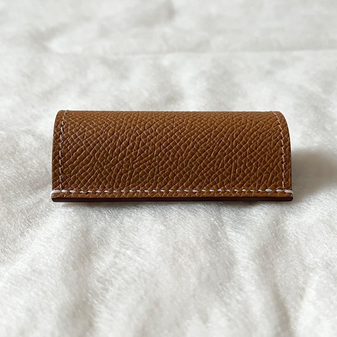 HERMES エルメス　リップスティックケース レザー　エヴァーカラー