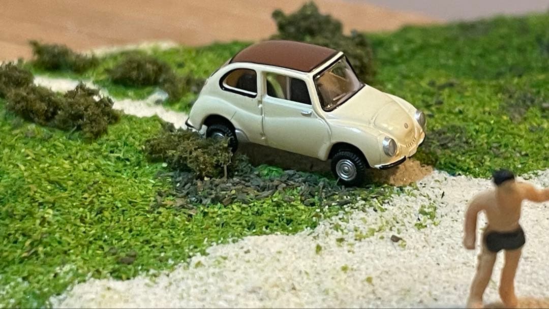 美しい海と砂浜　レジン　ジオラマ