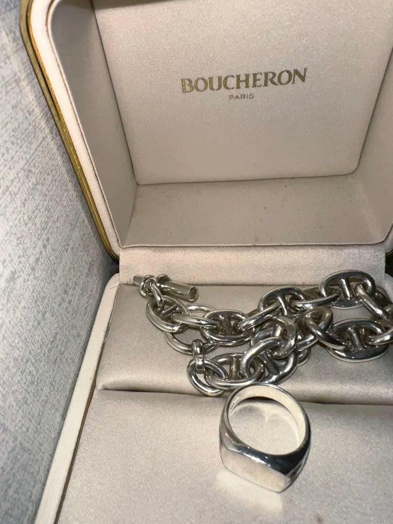 ovy ブレスレットM　リング12号　シルバー925 セット売り