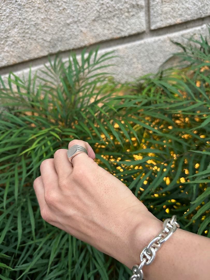 ovy ブレスレットM　リング12号　シルバー925 セット売り