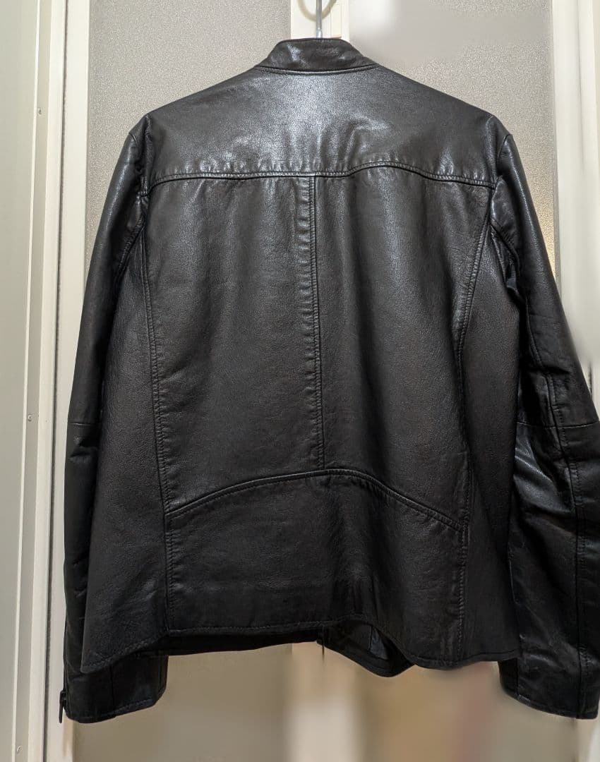 04klxy　'00 GAP メンズL ライダース 山羊皮