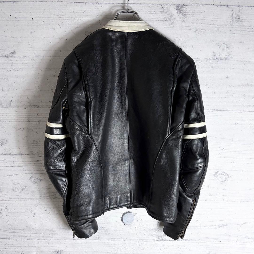 VANSON シングルライダース レザージャケット 36