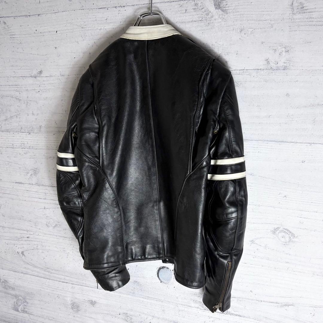 VANSON シングルライダース レザージャケット 36