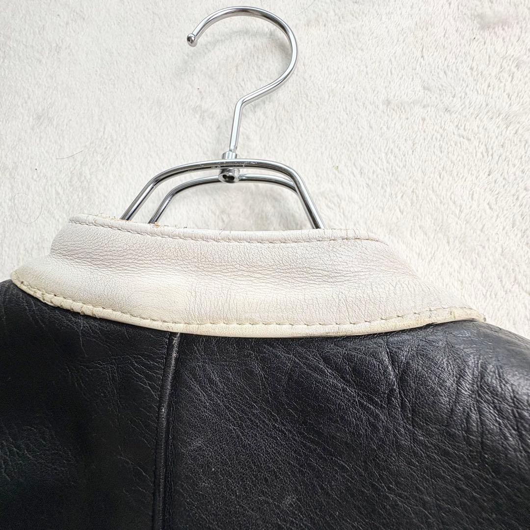 VANSON シングルライダース レザージャケット 36