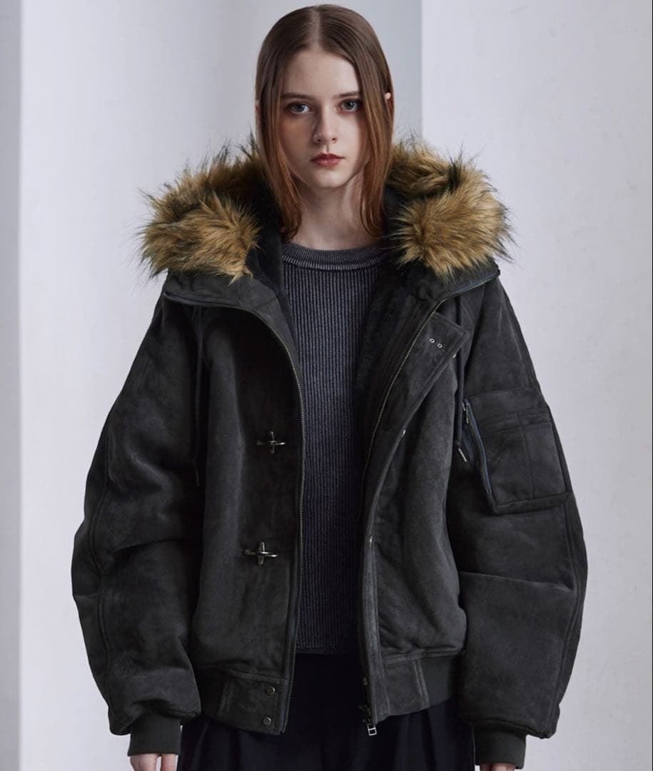 【30%OFF】CLEL N-2B ファイヤーマンテックフェード ジャケットM