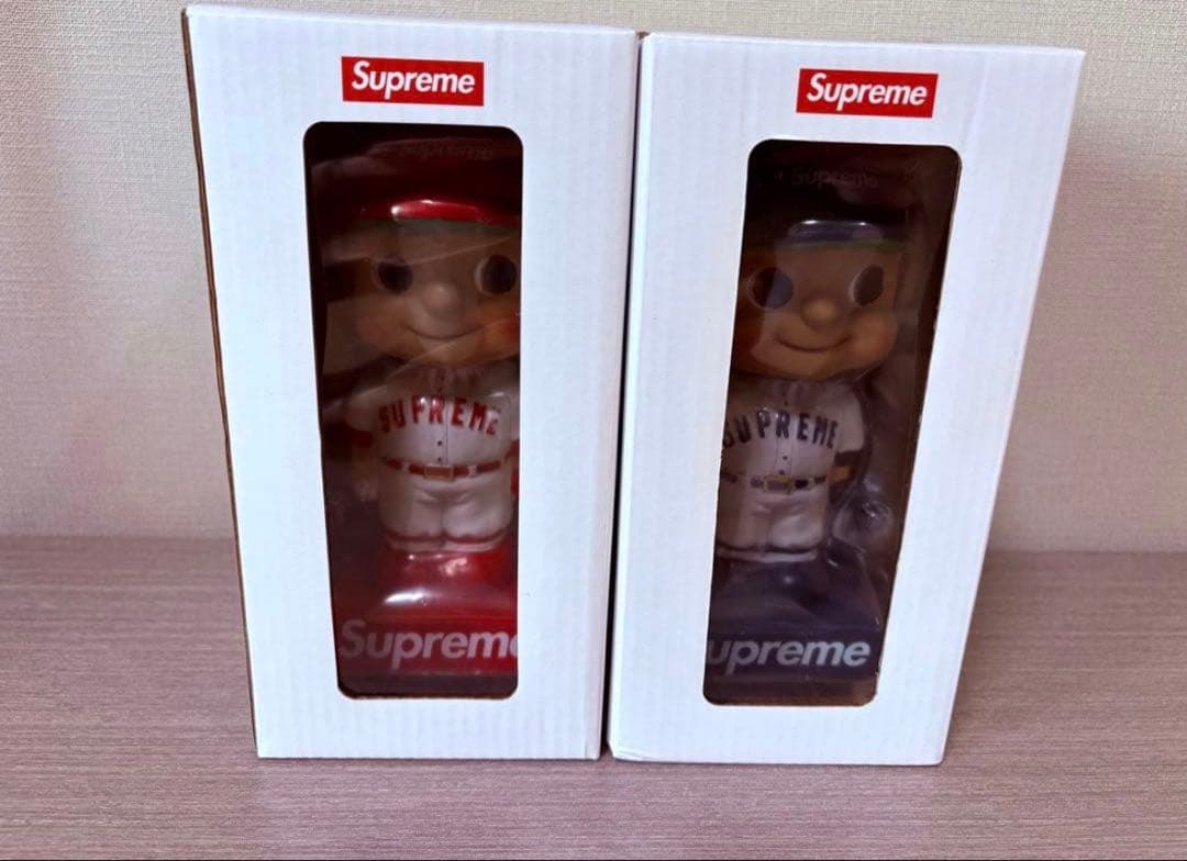 Supreme Bobblehead 赤青2個セットボブルヘッド 小物