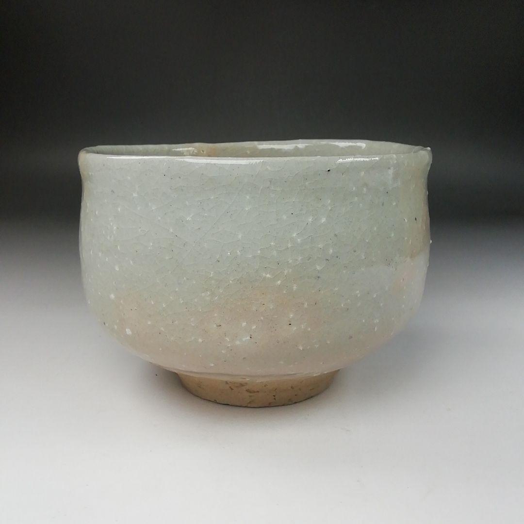 Ｔ１７５　茶碗　『萩茶碗』『天鵬山　広瀬淡雅造』　共箱　抹茶碗　茶道具
