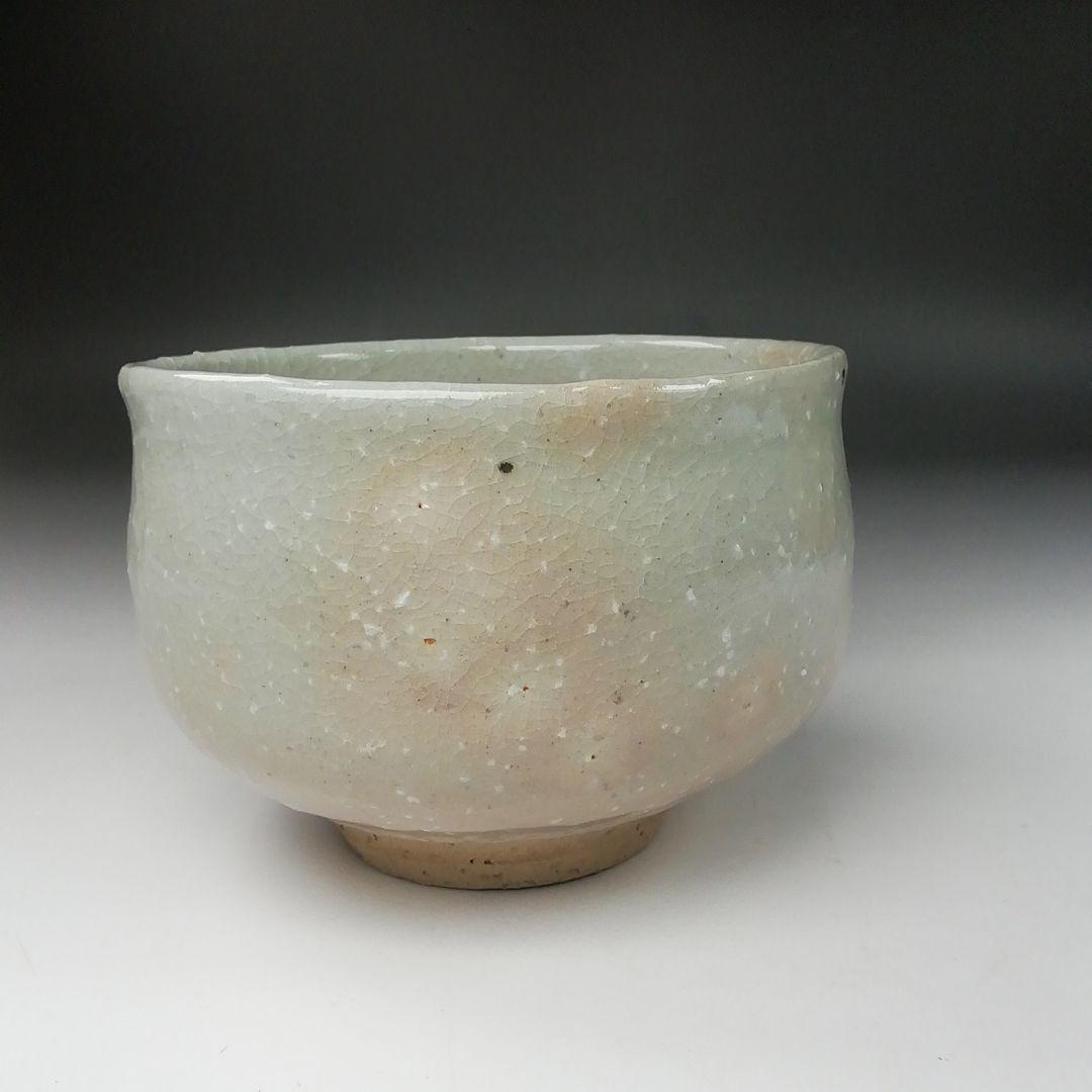 Ｔ１７５　茶碗　『萩茶碗』『天鵬山　広瀬淡雅造』　共箱　抹茶碗　茶道具
