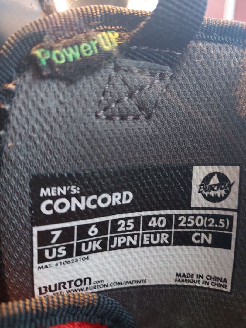 BURTON バートン CONCORD コンコード　25センチ