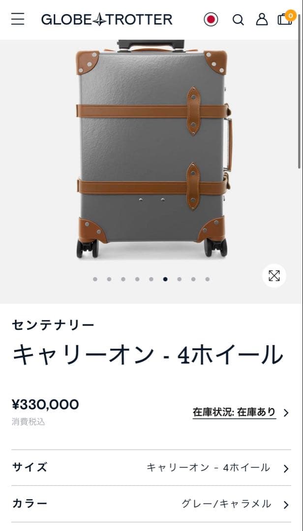 Globe Trotter キャリーオン お値下げ中‼️