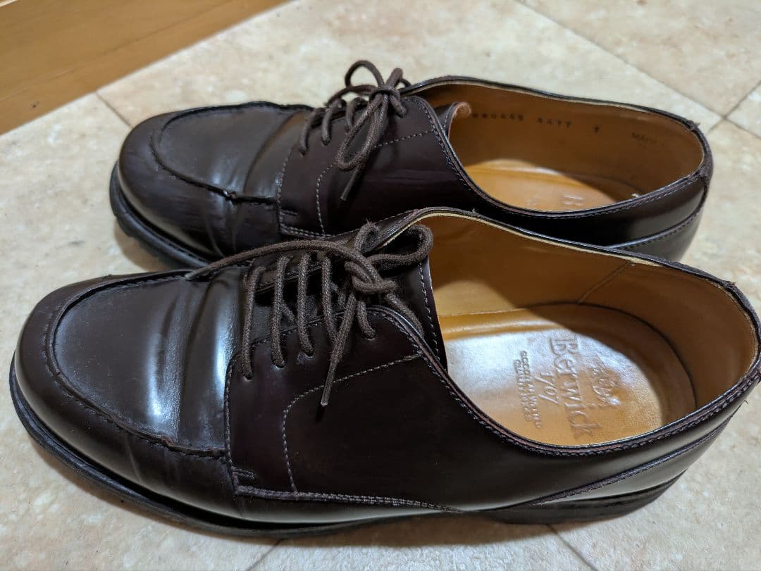 Berwick バーウィック 4477 Ｕチップ ダービーシューズ