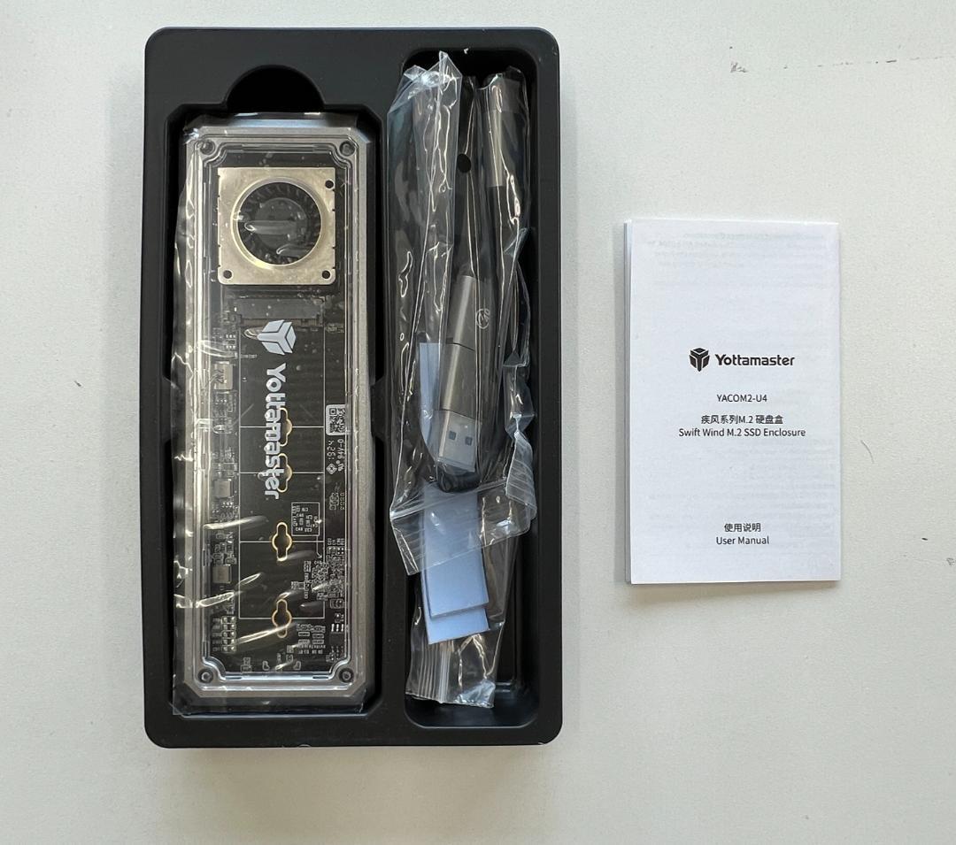 ORICO M.2 SSD 外付けケース【USB4 40Gbps超高速】工具不要