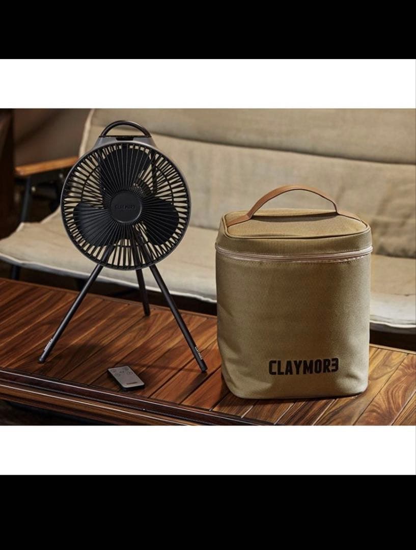 クレイモア 卓上扇風機 プリズム サーキュレーター ブラック V1040