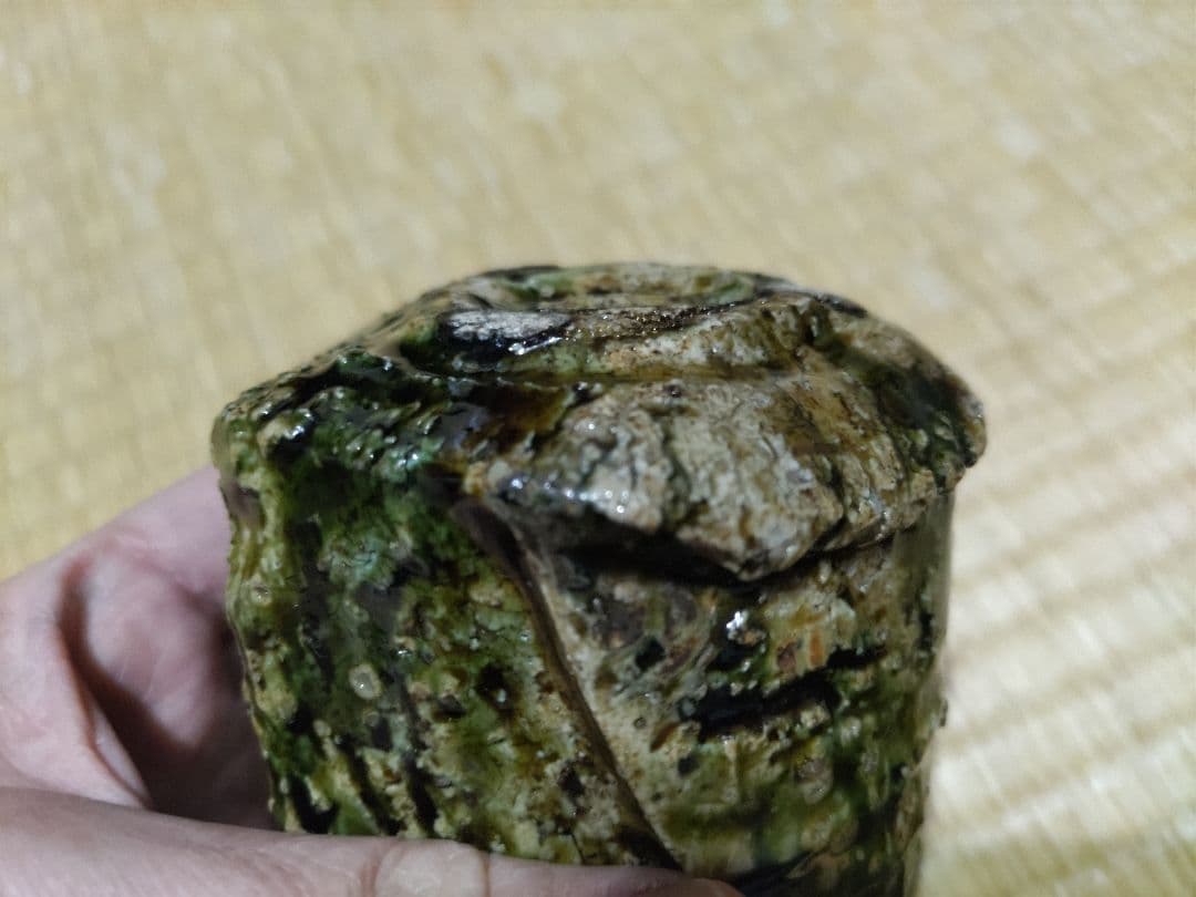 RAM様　塚本治彦　織部　湯呑　無傷