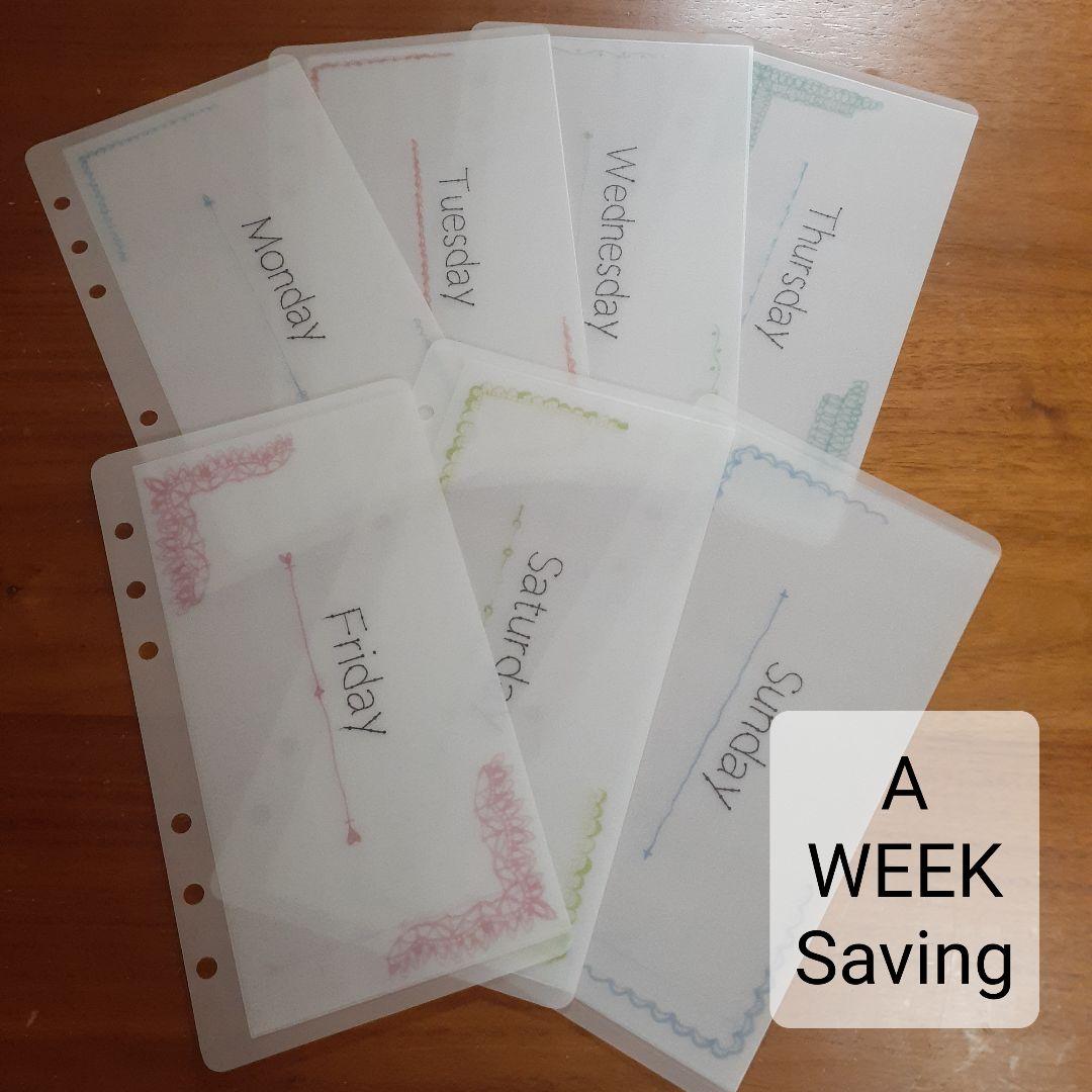 入出金貯金シート　カラフル