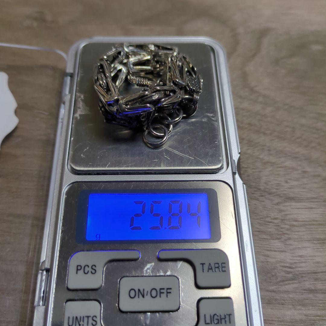 ドラゴンモチーフ シルバーブレスレット シルバー 925 ②