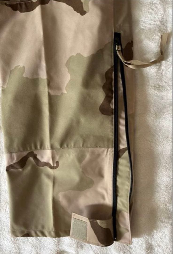 希少品 US/XL 上下セット ミリタリー 迷彩 ナイロン 寒冷地 ゴア 未使用