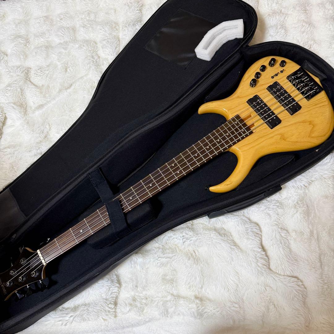 Sire M5 Ash-5NT エレキベース 専用ケース付 軽量