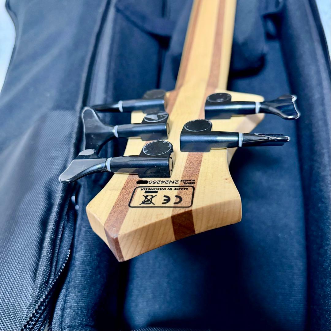 Sire M5 Ash-5NT エレキベース 専用ケース付 軽量